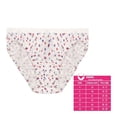 thumbnail image 2 of Bikini Fruit of the Loom para Niña Algodón Premium Multicolor 3 Piezas Talla 14, 2 of 4