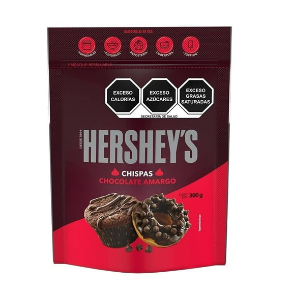 Chocolate amargo Hershey's en chispas 300 g