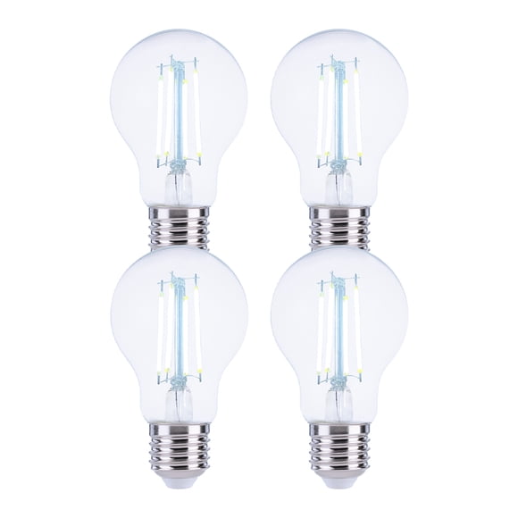 Paquete 4 Focos Filamento LED 6 W Luz de Día Tecnolite 6DA19LEDF65VC904P