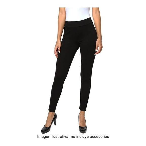 Legging George Talla G con Alforza al Frente Negro