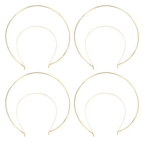 4 diademas creativas con forma de halo de diosa para hacer tú mismo, accesorios multiusos para el cabello