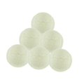 thumbnail image 1 of 6 pelotas de tenis de 64 mm de diámetro para perros de entrenamiento y ejercicio. Blanco, 1 of 9