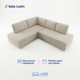 thumbnail image 3 of Sillón Sala Leon Esquinera En L 2 Piezas 5 Plazas Linato Armada Azul, 3 of 7