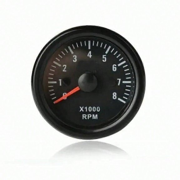 2inch 0-8000 RPM 52MM Electrical Tachometer for 2-8 Cylinder Gasoline Engine in Cars Boats Yachts
