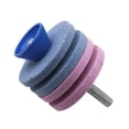thumbnail image 2 of Afilador de cuchillas rotativo para cortacésped, piedra de afilar universal para taladro para cortacéspedes | Restaure cuchillas desafiladas con taladro eléctrico, 2 of 8