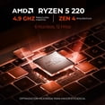 thumbnail image 3 of Laptop Gamer ALIENWARE 15 Gaming Nvidia GeForce RTX 4050 6GB Ryzen 5 220 32GB DDR5 512GB SSD Pantalla 15.3" WUXGA 165Hz Windows 11 Teclado Ingles, 3 of 6