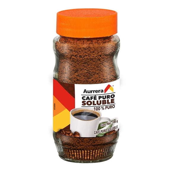 Café soluble Aurrera 100% puro 100 g