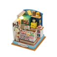 thumbnail image 1 of Casa de muñecas en miniatura hecha a mano, rompecabezas 3D con luces LED, decoración de escritorio Estilo D, 1 of 9