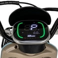 thumbnail image 3 of Bicicleta Electrica Luz Led Scooter 50 Km/h 500W  3 Velocidades Azul, 3 of 7