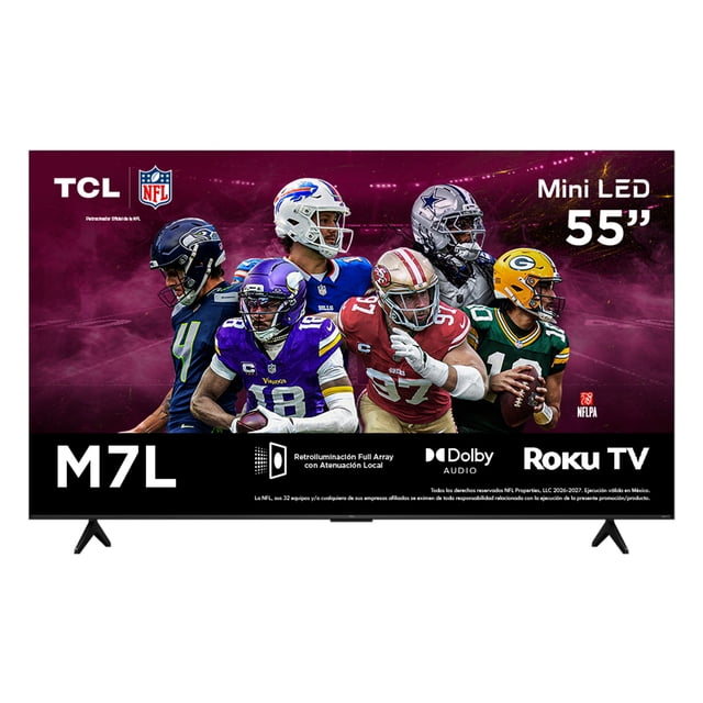 TV TCL 55 Pulgadas 4K UHD Smart TV Mini LED 55M7L