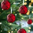 thumbnail image 4 of Colgante para árbol de Navidad | Adorno colgante de gema de plástico brillante | Adorno navideño para árbol, pared y mesa, 4 of 6
