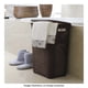 thumbnail image 4 of Kit 2 Cestos de Plástico La Ardilla Con Tapa para Ropa Tipo Rattan (Chocolate), 4 of 4