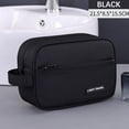 thumbnail image 2 of MTBLYS Neceser de viaje para hombre | Kit de aseo portátil de gran capacidad | Organizador de maquillaje de poliéster resistente al agua | Con gancho para colgar, 2 of 6