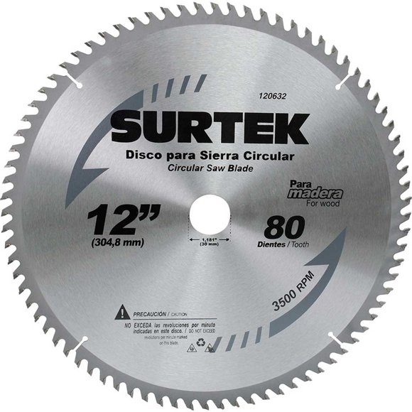 Disco Para Sierra Circular 12 100 Dientes 120633 Surtek SURTEK 120633