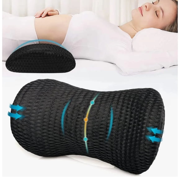 Almohada Cojín Lumbar Fit Memory Foam Soporte Mejora Postura