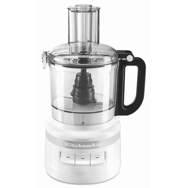 Procesador de alimentos KitchenAid KFP0718 de 7 tazas con 3 velocidades - Blanco