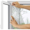thumbnail image 4 of Mosquitera magnética personalizable para ventanas, malla fina de fibra de vidrio para varios tipos de ventanas, mosquitera eficaz, tela semitransparente blanca de hasta 150 cm x 200 cm, 4 of 5