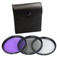 thumbnail image 2 of Seitruly Juego de filtros de lente 3 en 1 de 3 piezas con cámara de bolsa 49MM 52MM 55MM 58MM 62MM 67MM 72MM 77MM Protector de vidrio polarizador Type2 NO2, 2 of 6