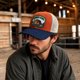 thumbnail image 5 of Knite Gorra para Hombre Rustic Barn Verde Trucker Farmer Story Vintage, 5 of 5