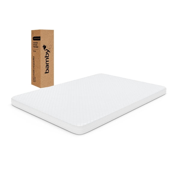 Colchón Cuna Bebé Bamby Impermeable Memory 120x60x10