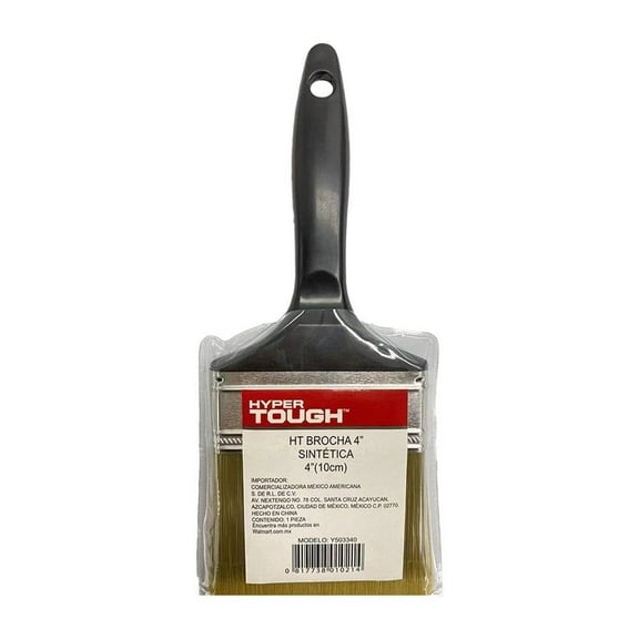 Brocha para Pintar Hyper Tough Sintética 4 Pulgadas