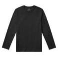 thumbnail image 1 of Playera Fruit of the Loom para Hombre,Manga Larga Cuello Redondo, Negro, Talla M, 1 of 1