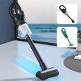 thumbnail image 1 of Aspiradora inalámbrica para coche - 120W de alta potencia y 15 KPA de succión, portátil recargable para hogar y auto, 45 minutos de duración con múltiples accesorios, 1 of 9