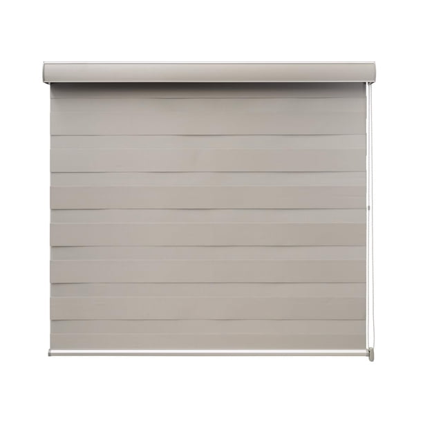 Persiana para Ventana Decoking Duo Dimout Enrollable Horizontal 120cm ancho x 180cm alto Grey
