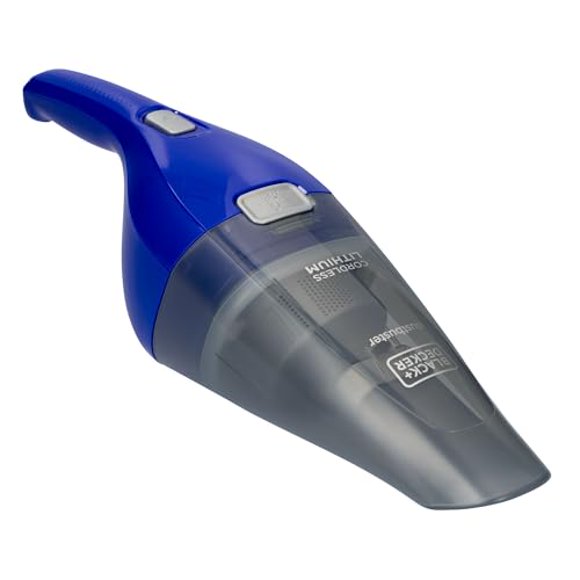 Aspiradora de mano inalámbrica Black+Decker Dustbuster QuickClean, para el hogar y el coche, con cargador (HNVC115J22)