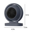 thumbnail image 3 of Calefactor cerámico portátil de 380 W con oscilación y protección contra sobrecalentamiento | Calentamiento rápido y silencioso para dormitorios, oficinas y habitaciones pequeñas | Protección, 3 of 6