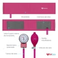 thumbnail image 4 of Baumanómetro Aneroide Con Brazalete Amplio color Rosa, 4 of 5