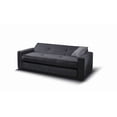 thumbnail image 2 of Sofá Cama M & E MUEBLES Confort Clean Gris Oxford Individual 3 Posiciones Con Cama Oculta, 2 of 5