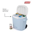 thumbnail image 3 of Hielera Coleman Con Ruedas Asa Retractil 28qt Para 19 Latas azul 1, 3 of 10