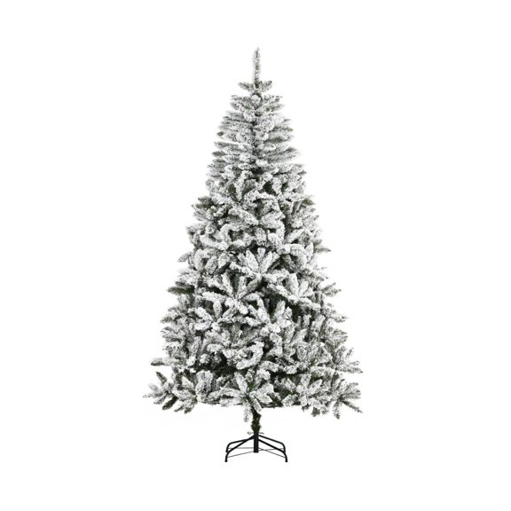Pino de Navidad Nevado 1.80 m con 800 Ramas Decoración
