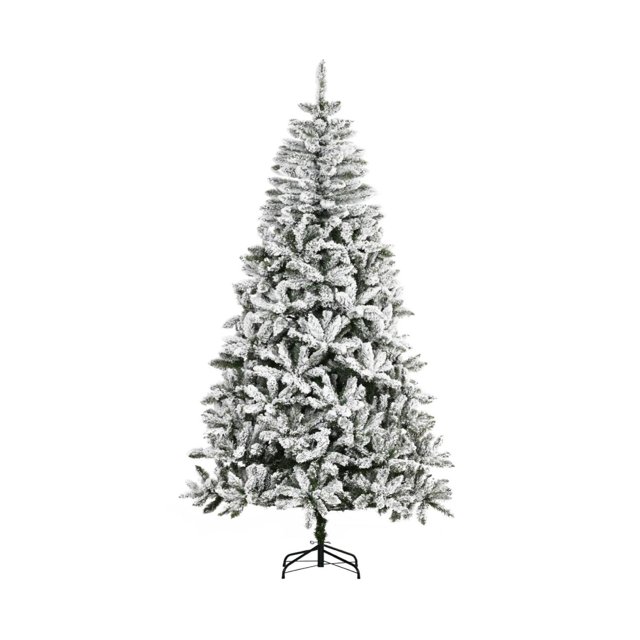 Pino de Navidad Nevado 1.80 m con 800 Ramas Decoración