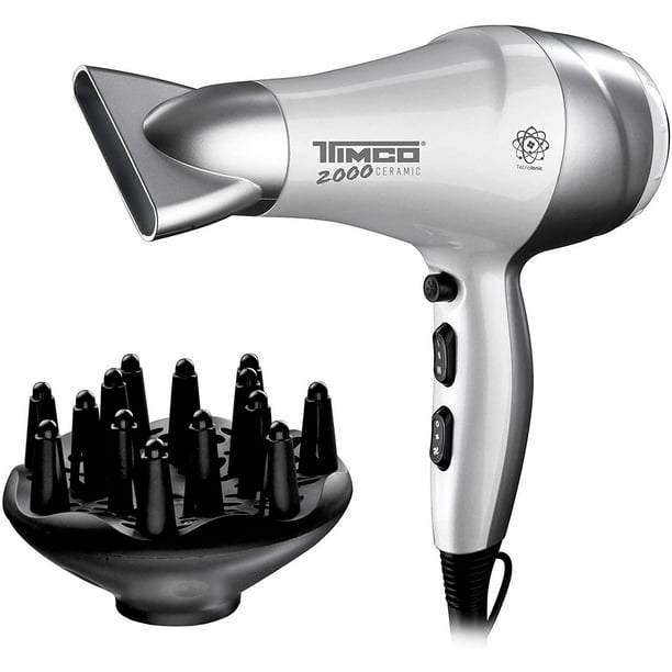 Secadora Pelo Generador Iones Difusor Timco Sin2000 plateado 1 Timco SIN-2000