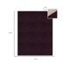 thumbnail image 4 of Edredon Providencia Oveja Micropanal 180 cm x 220 cm Vino, 4 of 4