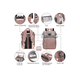 thumbnail image 4 of Pañalera Mochila Impermeable Usb Cargo Mosquitero Y Juguete, 4 of 6