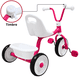 thumbnail image 5 of Triciclo para Niños JOYKOOAsiento Ajustable Ruedas de Eva con Canasta Apto a partir de 2 Años Soporta hasta 25 kg - Rosa, 5 of 6