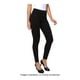 thumbnail image 2 of Legging Simply Basic M216A11586 Talla G Negro Con alforza al frente, 2 of 4