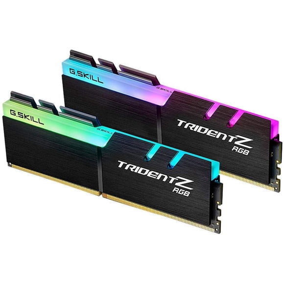 Memoria RAM DDR4 G.SKILL Trident Z RGB Series (XMP) de 16 GB (2 x 8 GB), 3200 MT/s CL16-18-18-38, 1,35 V, Intel AMD, UDIMM para ordenador de escritorio (F4-3200C16D-16GTZR)