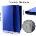 thumbnail image 2 of Advancent Game Card Binder Album Kids Simple Organization 360 Pages Transparent Storage Holder Holding Large-capacity Cards Book Almacenamiento y organización del hogar No. 4, 2 of 6