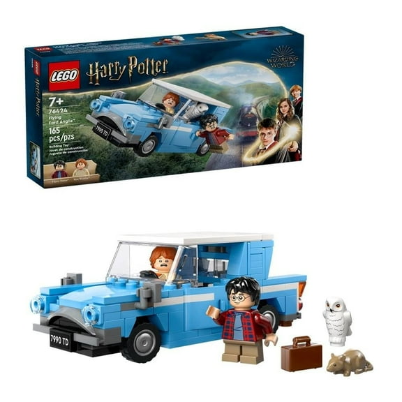 Set de Bloques de Construcción tipo rompecabezas LEGO Harry Potter Ford Anglia Volador 76424
