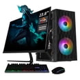 thumbnail image 1 of Computadora Escritorio Completa Xtreme PC Gaming AMD Radeon Vega Renoir Ryzen 7 5700G 16GB SSD 1TB Monitor 23.8 75Hz WIFI Black juegos casuales, trabajo y estudio, 1 of 7