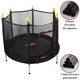thumbnail image 2 of Trampolín Infantil Brincolín 140 cm 55 Pulgadas con Red de Seguridad hasta 50 kg con 36 Resortes de Acero Galvanizado, 2 of 7