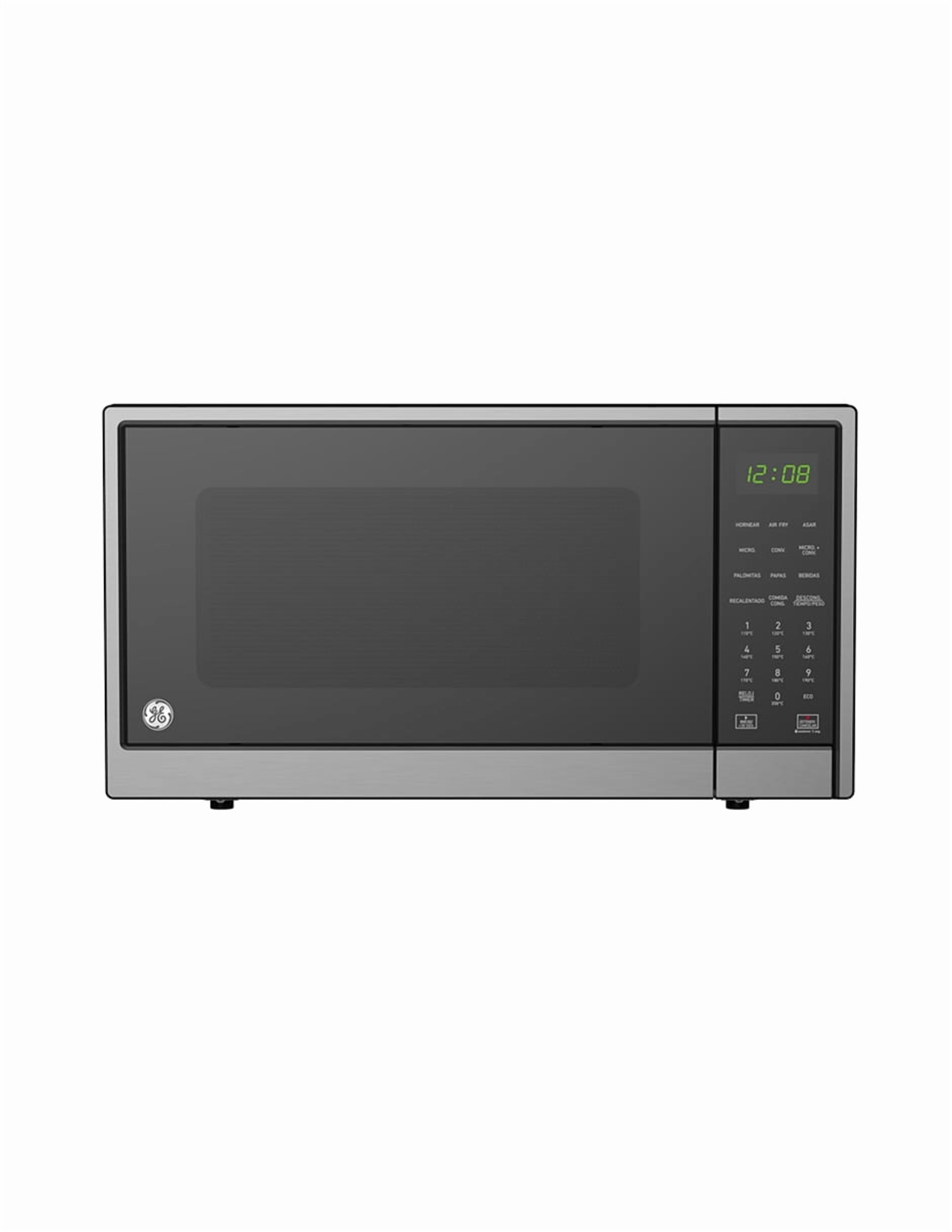 Horno de Microondas GE MGE11XAF 1.1 Pies Cúbicos con Air Fry y Grill Acero Inoxidable Acabado Espejo