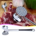 thumbnail image 2 of Aleación Herramienta Tenderizer de Carne 34 Uñas Cóncavas para las Patatas de Carne de Res Pollo 21.5x5x4cm, Espejo Polaco Antideslizante Manija Gadget de Cocina Fácil de Limpiar Regalo, 2 of 9