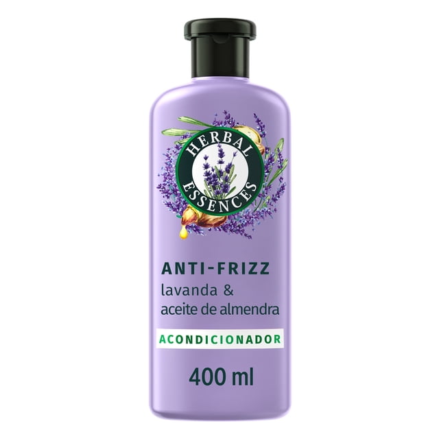 Acondicionador Herbal Essences Anti-Frizz lavanda & Aceite de Almendras 400 ml