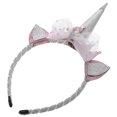thumbnail image 1 of SOPOTUTU Diadema Decorativa Unicornio En Color Plata Y Cómoda Para Eventos, 1 of 8