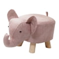 thumbnail image 3 of Banco de elefante, sofá, taburete de té, zapatos de dibujos animados portátiles, taburete otomano cambiador para Rosa, 3 of 9